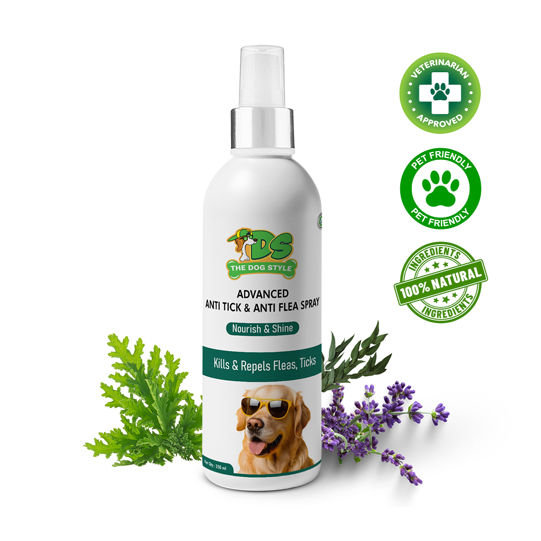 The Dog Style Advanced Anti-Tick & Flea Spray (250ml)