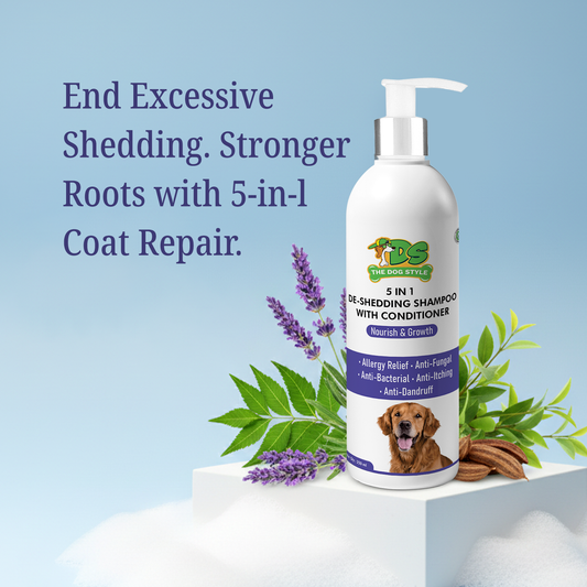 The Dog Style 5-in-1 De-Shedding & Conditioning Shampoo (250ml)