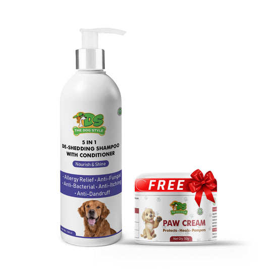 The Dog Style 5-in-1 De-Shedding & Conditioning Shampoo (250ml)